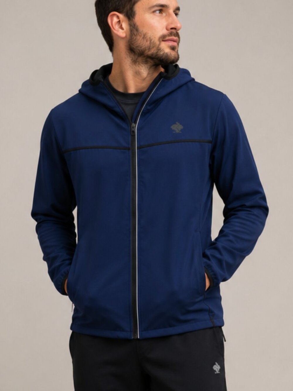 RABBIT Softshell Jacket Blue Size Small